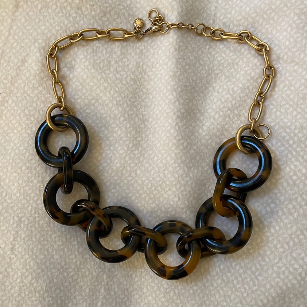 J. Crew Tortoiseshell Necklace